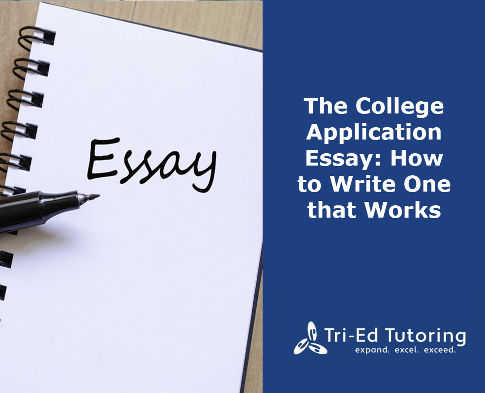 College admissions essay tutoring
