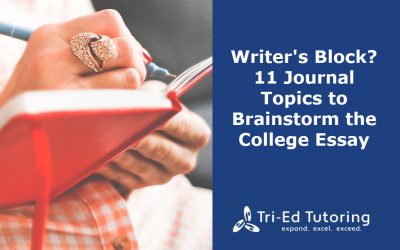 Writer’s Block? 11 Journal Topics to Brainstorm the College Essay